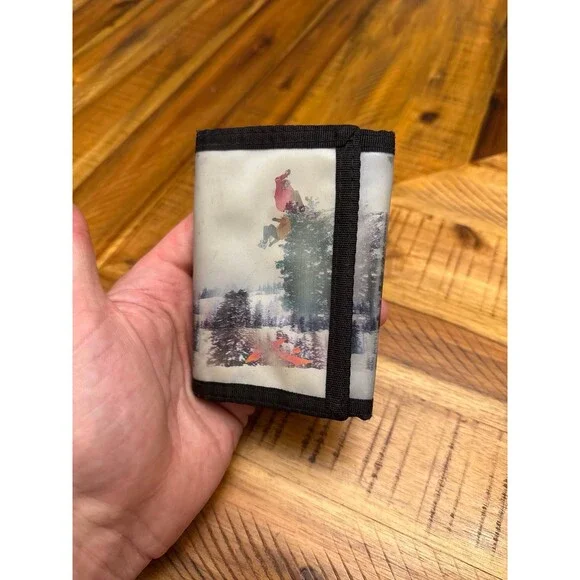 Vintage Rusty Brand surf ski Velcro wallet